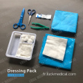 Kit de changement de pansement chirurgical médical jetable